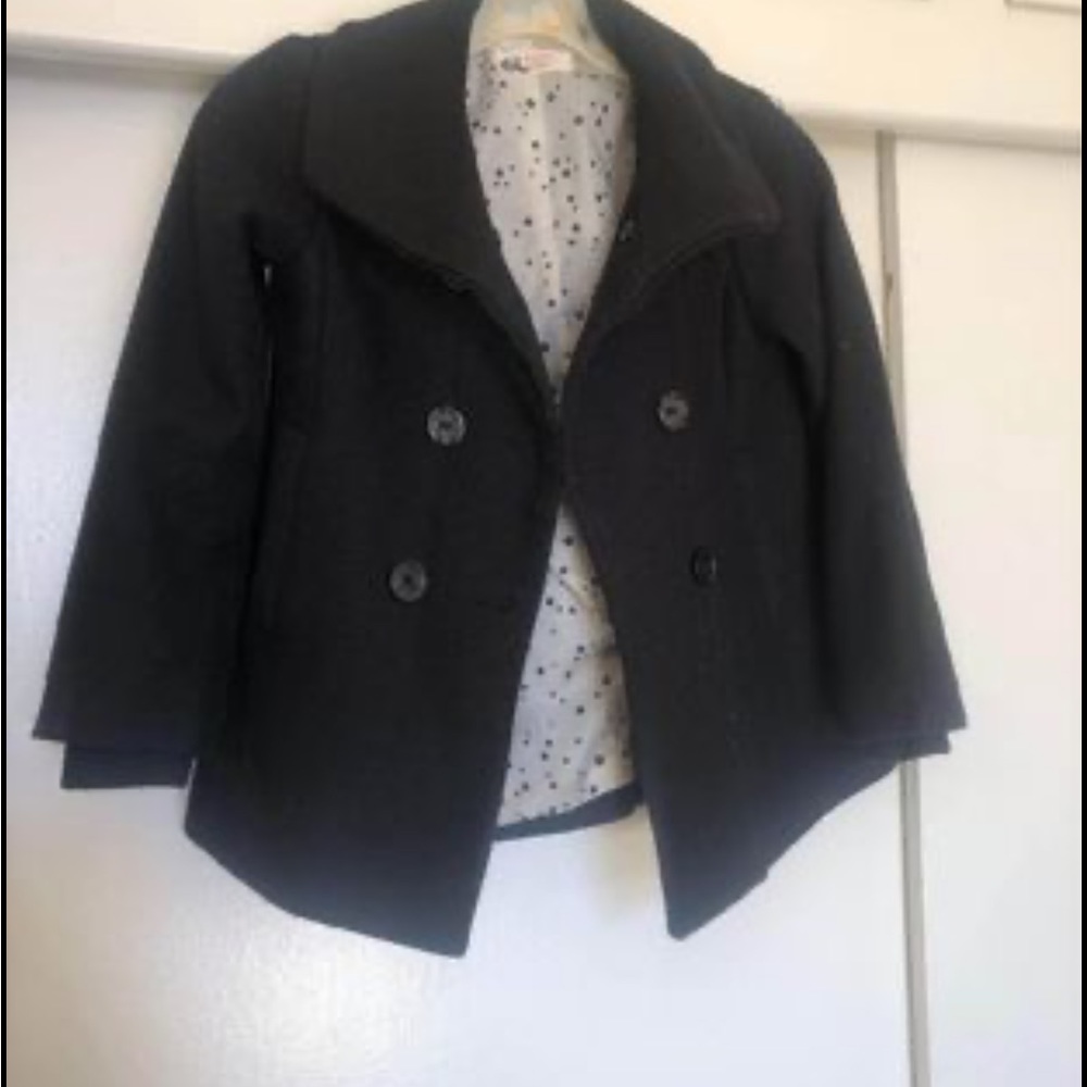 Girl beautiful black jacket brand H&M